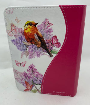 Biblia RVR 1960 Bolsillo Turquesa Fucsia Símil Piel