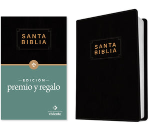 Biblia NTV Edición Premio y Regalo Vinil Negro Letra Roja