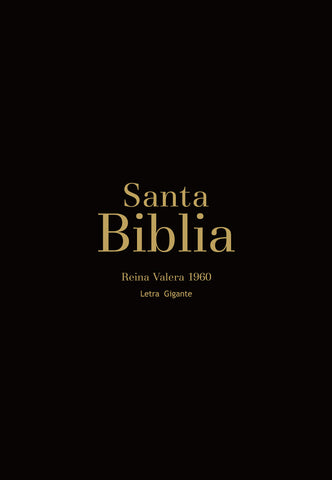 Image of Biblia RVR 1960 Letra Gigante 14 puntos Símil Piel Negro