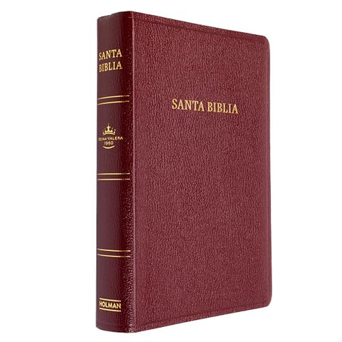 Image of Biblia RVR 1960 Letra Gigante Borgoña Símil Piel con Índice