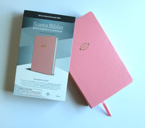Biblia RVR 1960 para Regalos y Premios Rosada Símil Piel