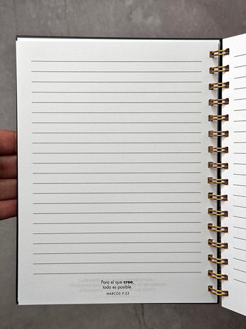 Image of Libreta de Anillas con Elásico Grande es su Fidelidad