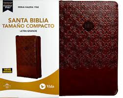 Biblia RVR 1960 Compacta Marrón Índice Cierre
