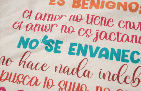 Image of Delantal Mandil de Algodón: El Amor