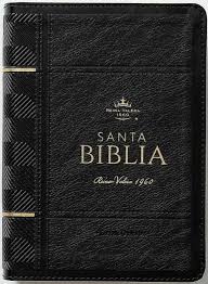 Image of Biblia RVR 1960 Letra Grande Tamaño Manual Neoclassic Negro Símil Piel