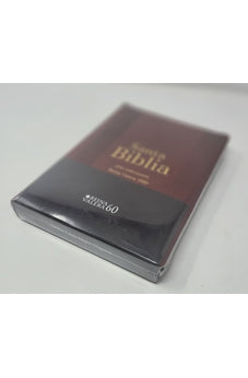 Image of Biblia RVR 1960 Letra Súper Gigante Marrón con Cierre con Índice