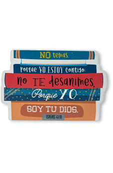 Plaqué Libros - No Temas