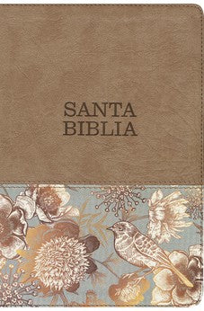 Image of Biblia NTV Letra Súper Gigante Beige Símil Piel con Índice