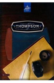 Biblia RVR 1960 de Estudio Thompson Marron Duo