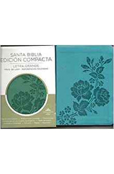 Biblia RVR 1960 Compacta Turquesa