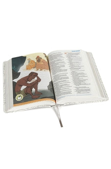 Image of Biblia NTV la Gran Historia Interactiva Blanco con Tela para Colorear