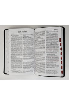 Image of Biblia RVR 1960 Ultrafina Marrón Piel Fabricada con Índice