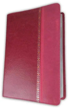 Image of Biblia RVR 1960 de Estudio Holman Fucsia Rosado con Filigrana Símil Piel