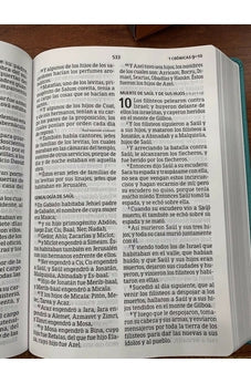 Image of Biblia RVR 1960 Letra Súper Gigante Aqua Símil Piel