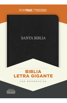 Biblia RVR 1960 Letra Gigante Piel Negro