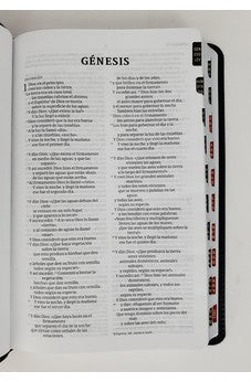 Image of Biblia NVI Ultrafina Negro Piel Fabricada con Índice