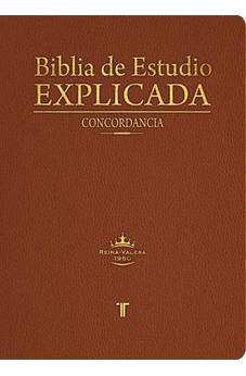 Biblia RVR 1960 de Estudio Explicada Marrón