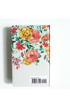 Image of Biblia RVR 1960 Letra Grande Tamaño Manual Flores Naranjas Tapa Dura