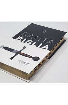 Image of Biblia RVR 1960 Letra Grande Tamaño Manual Tapa Flex Espada con Índice