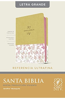 Biblia NTV Letra Grande Ultrafina de Referencias Piel Mantequilla con Índice