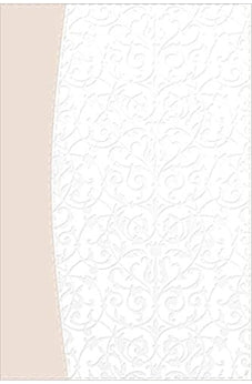 Biblia RVR 1960 de Boda Símil Piel Filgrana Blanca Rosado Palo