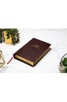 Image of Biblia RVR 1960 del Ministro Ampliada Caoba Piel